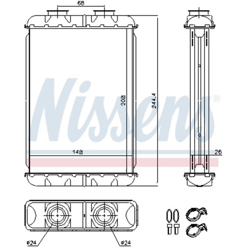 Nissens scambiatore calore - nissens,