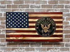 Nuova bandiera in legno della