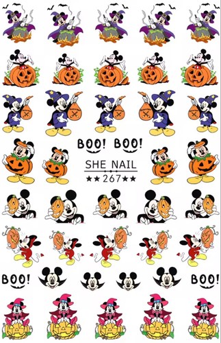 Adesivi nail art halloween - nail,