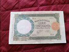 50 Lire Lupa Capitolina Colonia Africa Orientale 1938 Periziata 