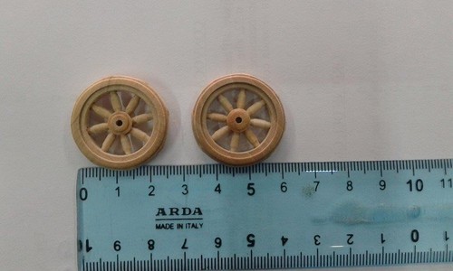 Coppia ruote legno - coppia,