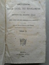 LEGGI E REGOLAMENTI 1865 - ITALIA REGNO REGISTRO  CARTA BOLLATA BORSE VALORI