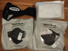 Pacchetto Mascherine Sportive E Filtri Tomshoo & Respro Nuove E Usate Vedi Descrizione