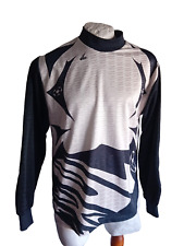 MAGLIA PORTIERE LUDI GRIGIO NERO GOMITI IMBOTTITI GOALKEEPER VINTAGE SIZE XL