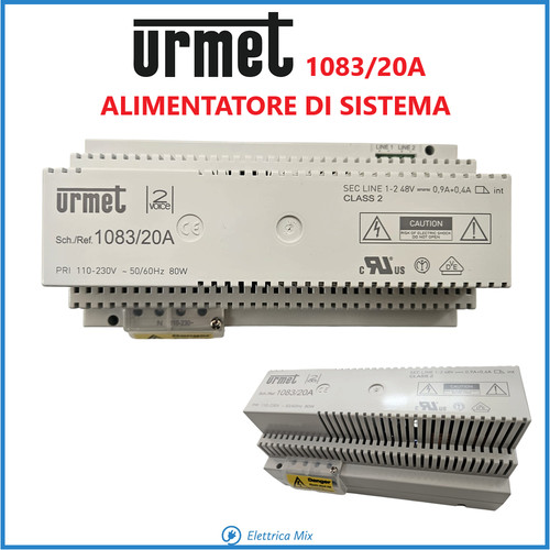 Urmet 1083 20a alimentatore - urmet,