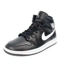 Nike Air Jordan 1 Mid Nero - Taglia 38.5 [7.5 US 24.1cm] Scarpe Donna Sneakers