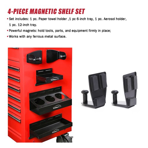Magnetic shelf toolbox trays - magnetic,
