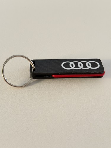 Portachiavi anelli audi - anelli, carbon