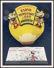 ⭐ MICKEY MOUSE Disney Espositore Cioccolato Italiano Cirio - 1935 - DISNEYANA.IT ⭐