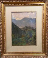 Giovanni GUARLOTTI (1869-1954) - Dintorni di Torino, olio su tela