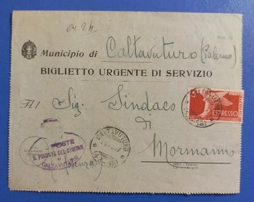 1947 biglietto urgente - 1947,