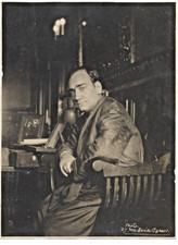 fotografia Enrico Caruso convalescente