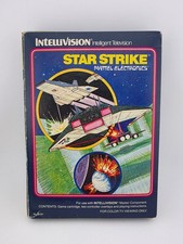 Star Strike Mattel Intellivision confezione originale CiB 1981