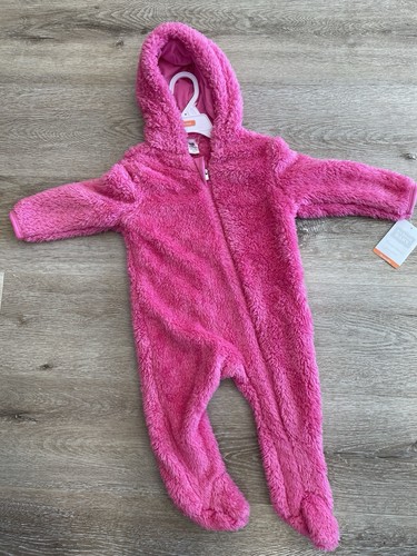 Tuta sherpa rosa con - , piedi