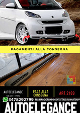 🔥2189 SOTTO PARAURTI ADATTO PER SMART 451 2007-2014 LOOK BRABUS GREZZO🔥