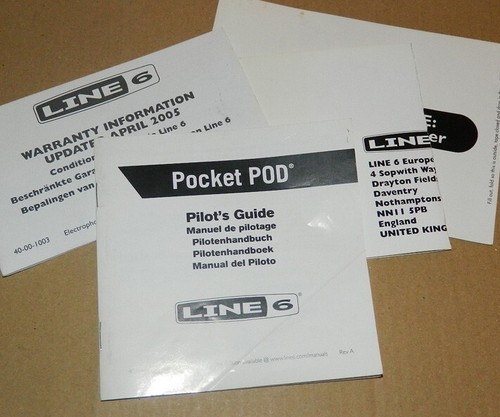 Line pocket pod - 6, pilota
