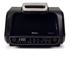 Ariete 4635 Air Fryer Grill,Friggitrice ad aria e Griglia Bistecchiera 1700W 8L