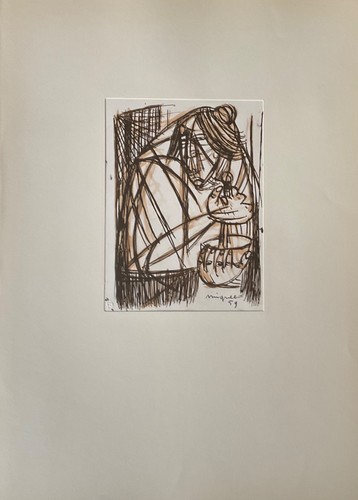 Giuseppe migneco warhol dalì - migneco, (warhol