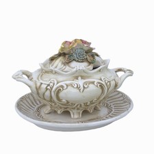 Terrina vintage di forma ovale