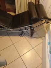 CHAISE LONGUE LE CORBUSIER LC4 (RIPRODUZIONE) IN VERA PELLE ANILINA
