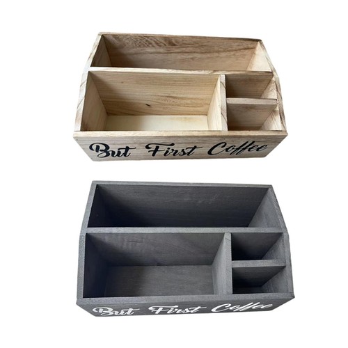 Coffee station organizer - coffee,