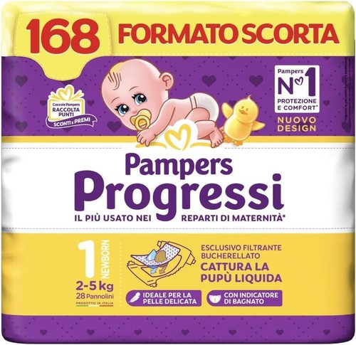Pampers progressi newborn 168 - pampers,