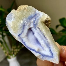 99G Natural Blue striped agate