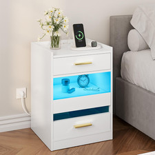 Comodino, Tavolino Con Luci a