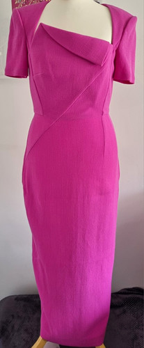 Abito midi roland mouret lana - abito,