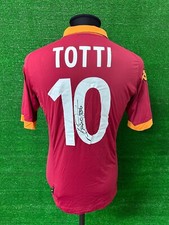 Maglia Roma TOTTI Signed No Match Iussed Worn Shirt No Preparata No Indossata