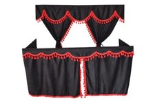 Camion Tende Set Nero/Rosso