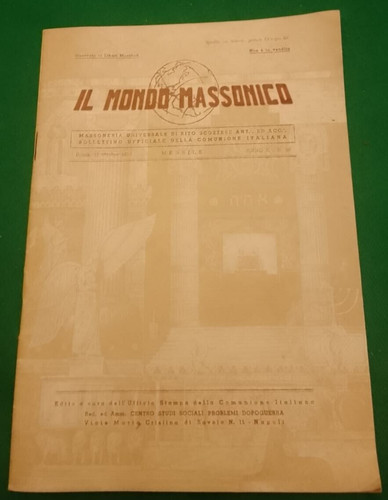 Mondo massonico rivista - mondo,