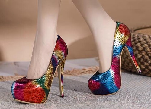Scarpe donna nuove - punta, tonda