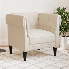 Poltrona Chesterfield in Lino