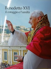 Folder Francobolli Benedetto XVI Il Coraggio e l'umiltà