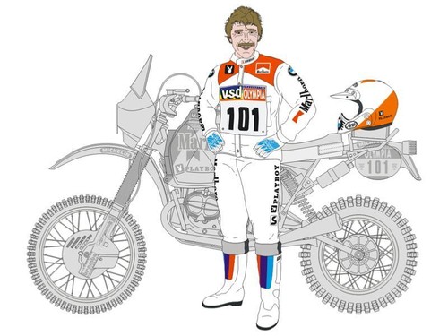 Decal pilote bmw - decal,