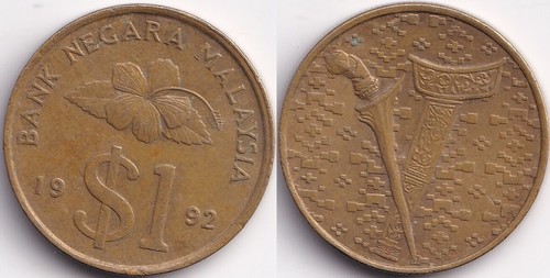 Ringgit 1992 malaisie - 1,