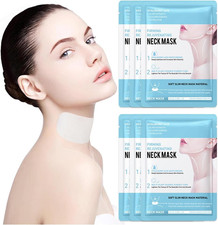 6 Pezzi Maschera per Il Collo, Maschera Collagene， Maschera Collo Lifting, Mask 