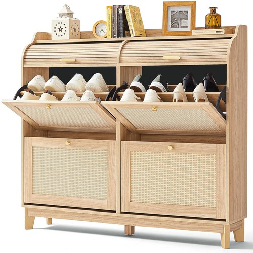 Scarpiera linsy boho rattan - linsy, in