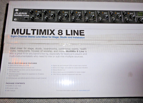 Mixer rack stereo alesis - mixer,