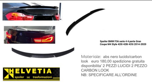 Spoiler posteriore rear - posteriore,