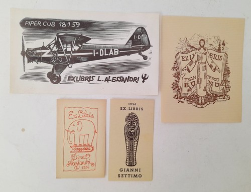 Lotto ex libris lorenzo - lotto, 4