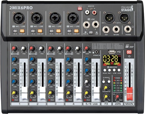 Italian stage 2mix6pro mixer - italian, 6