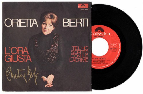 Orietta berti vinile - lp, 45
