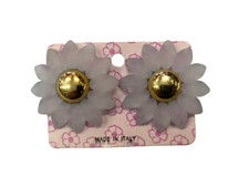Orecchini clip fiore - orecchini,