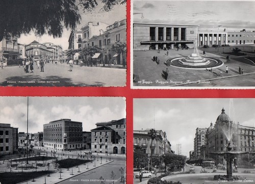 Foggia lotto 12 cartoline - foggia,