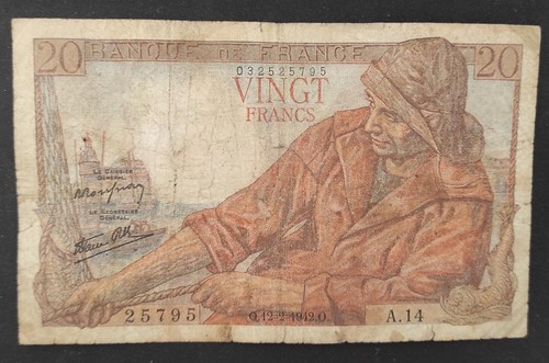 Francia banconota 20 - banconota,