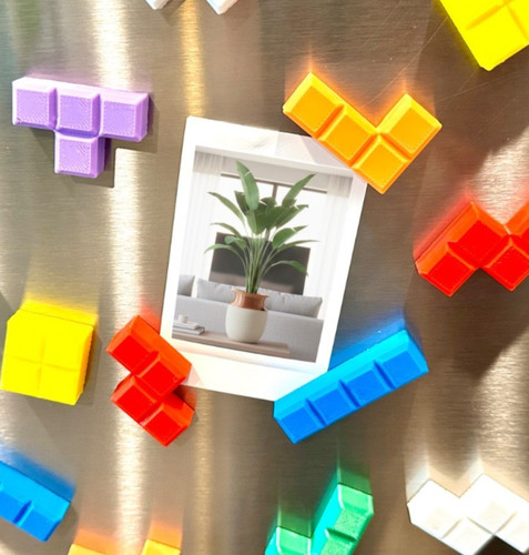 New testris blocks fridge - -,