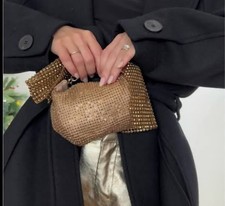 ZARA MINI FIOCCO BORSA strass