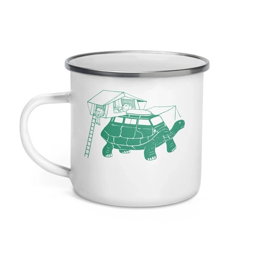 Tazza smaltata tin top - tin-top, turtle